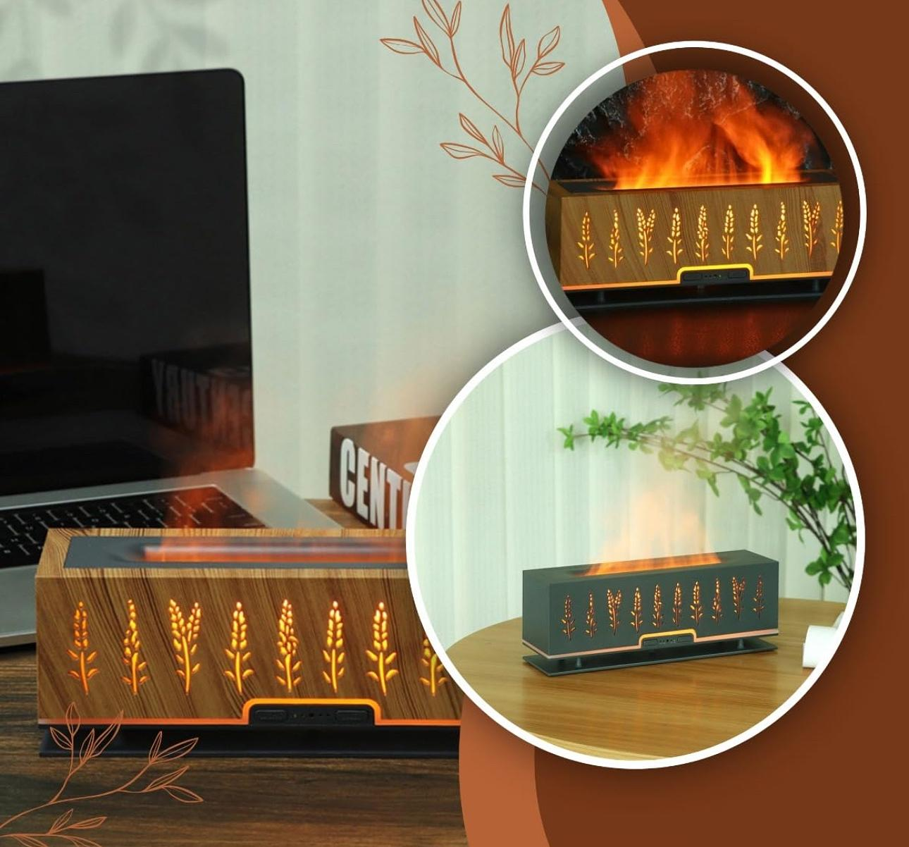 Difusor / Humidificador de aire con efecto llama